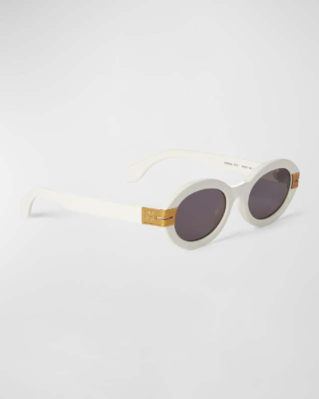 Harmony Oval Acetate Sunglasses